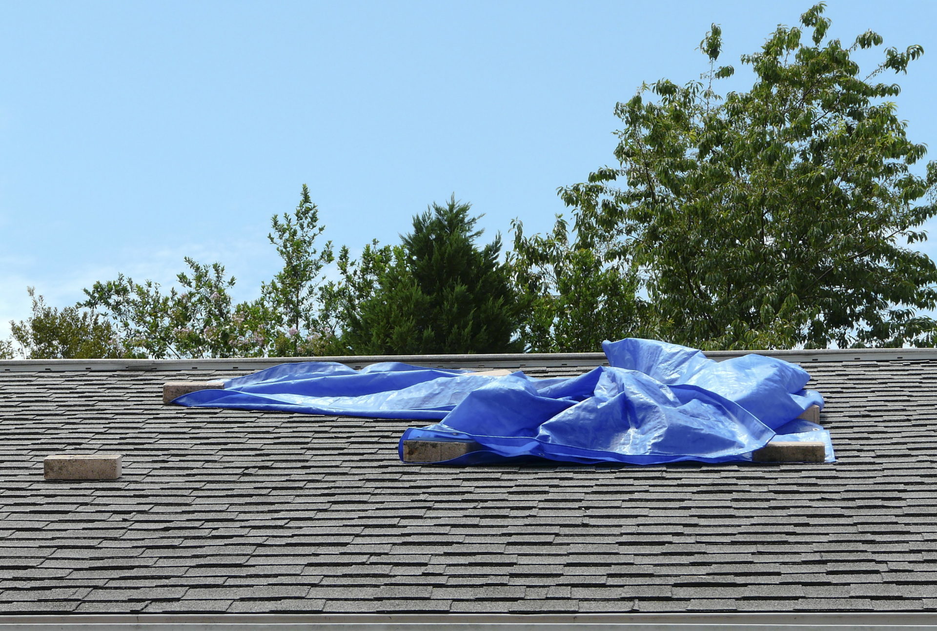 Roof evidence before roof spending