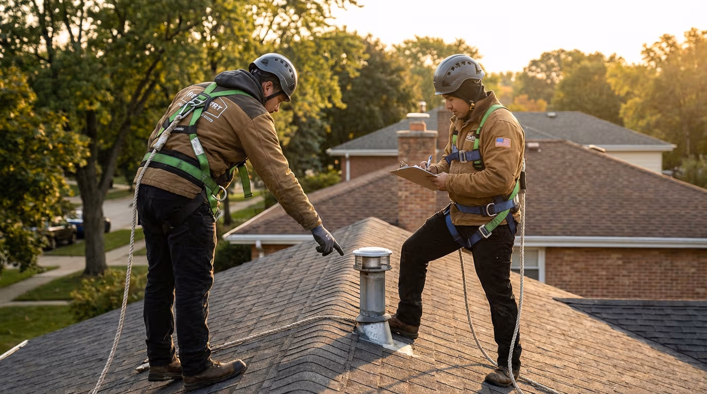 Roof Flashing Repair